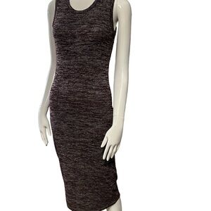 Aritzia burgundy Sheath Midi Dress